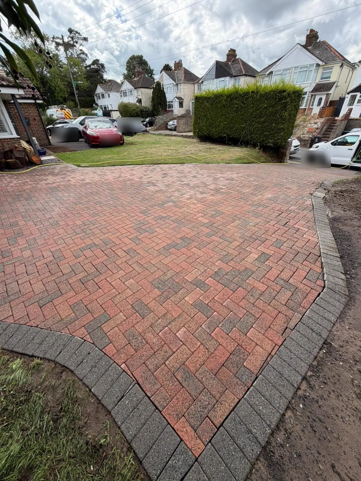 Red Block Paving Driveway Clean | Coastal Clean
