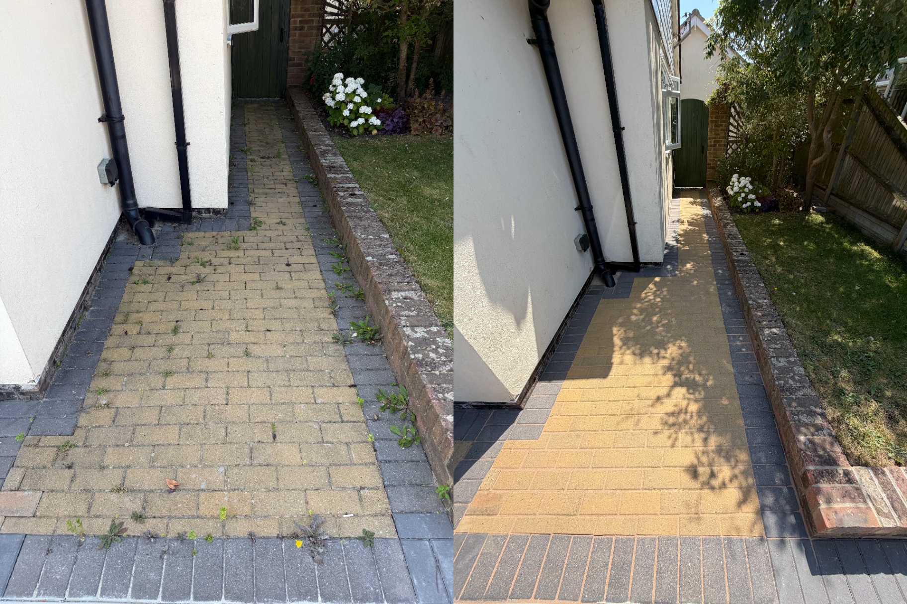 Brick path
